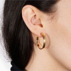 MEJURI 18k Gold Vermeil Boyfriend Hoops
